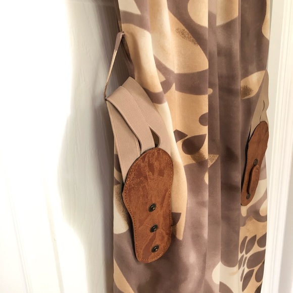 European Designer Favori Silky Belted Dress - Picture 11 of 16